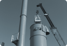 Installation System installation at customer