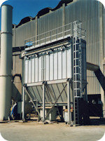 Dust collector from RSU treatment